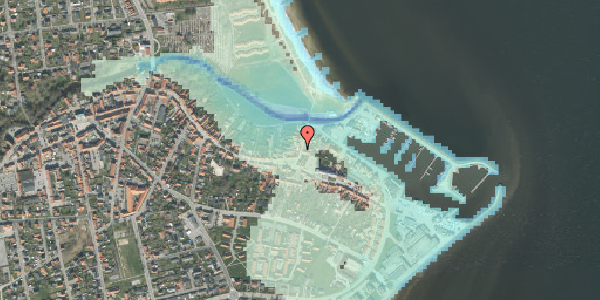 Stomflod og havvand på Klostergyde 1, 9300 Sæby