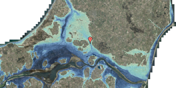 Stomflod og havvand på Bakmøllevej 130, 9430 Vadum