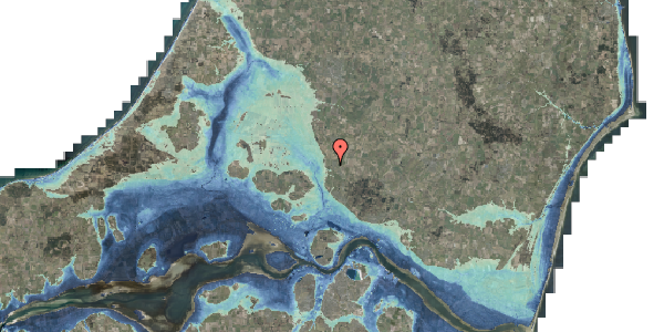 Stomflod og havvand på Elkærvej 77, 9381 Sulsted