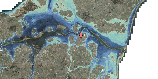 Stomflod og havvand på Eriksvej 16, 9000 Aalborg