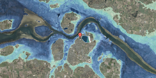 Stomflod og havvand på Købkesvej 28, 9000 Aalborg