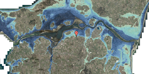 Stomflod og havvand på Restrup Kærvej 24, 9240 Nibe
