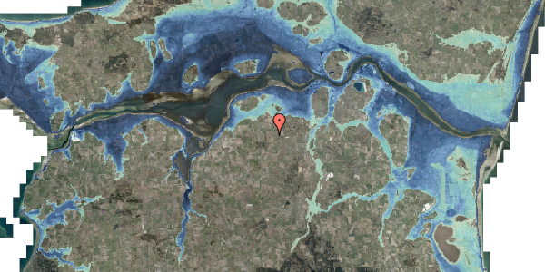 Stomflod og havvand på Tostrupvej 177, 9240 Nibe