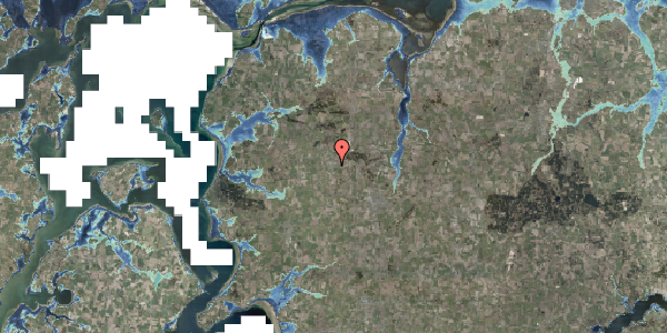 Stomflod og havvand på Bjørnstrupvej 1, 9600 Aars