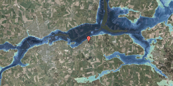 Stomflod og havvand på Sanglærkevej 1, 8960 Randers SØ