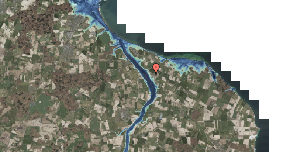 Stomflod og havvand på Amtsskrivervej 2G, 4671 Strøby