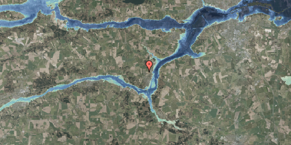 Stomflod og havvand på Hostrupsvej 57, 8870 Langå