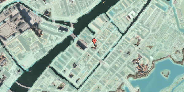 Stomflod og havvand på Strandgade 24, 1401 København K