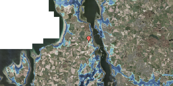 Stomflod og havvand på Esrogårdsvej 97, 3630 Jægerspris