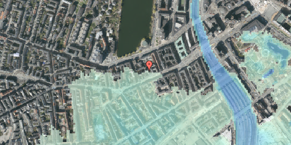 Stomflod og havvand på Vesterbrogade 24A, 1620 København V