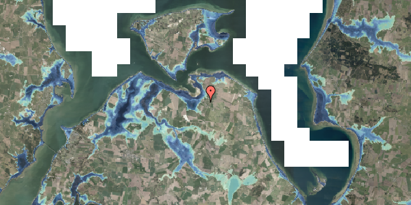 Stomflod og havvand på Floutrupvej 2, 7870 Roslev
