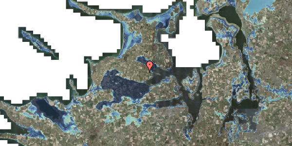 Stomflod og havvand på Egebjergvej 416, 4571 Grevinge