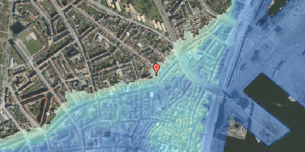 Stomflod og havvand på Anholtsgade 7, 4. th, 8000 Aarhus C