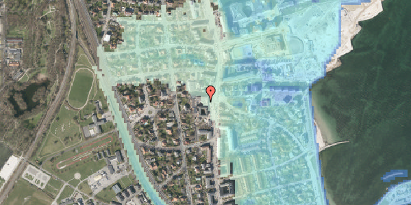 Stomflod og havvand på Strandvejen 91C, st. 16, 2100 København Ø