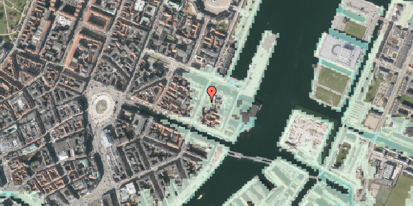 Stomflod og havvand på Toldbodgade 14A, 1253 København K