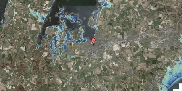 Stomflod og havvand på Hedegade 1, 4000 Roskilde
