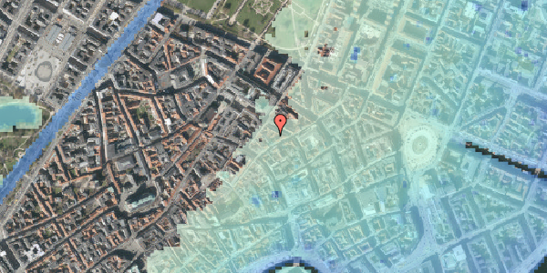 Stomflod og havvand på Kronprinsensgade 9B, 1114 København K