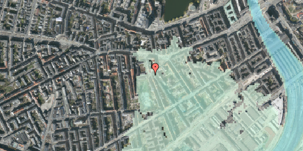 Stomflod og havvand på Absalonsgade 9, 2. th, 1658 København V