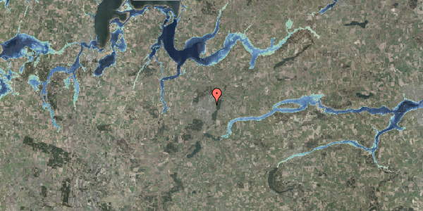 Stomflod og havvand på Prinsens Alle 1, st. 11, 8800 Viborg