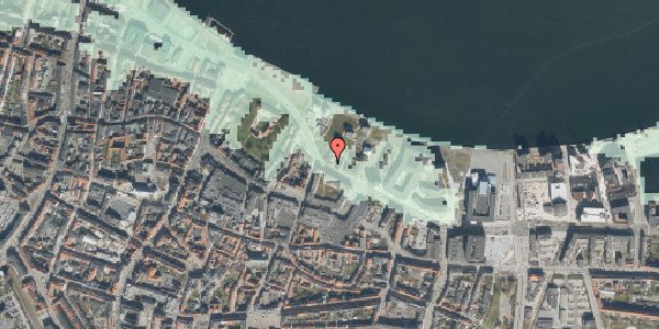 Stomflod og havvand på Nyhavnsgade 9, 9000 Aalborg