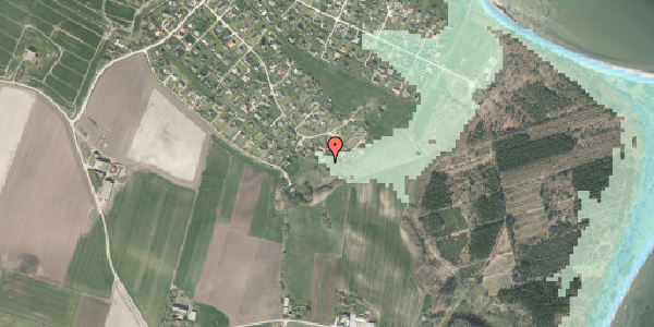 Stomflod og havvand på Eskovvej 104, 7870 Roslev