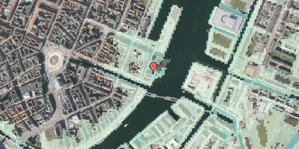 Stomflod og havvand på Kvæsthusgade 6E, 3. , 1251 København K