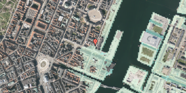 Stomflod og havvand på Toldbodgade 27, kl. , 1253 København K
