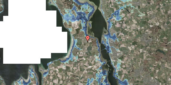 Stomflod og havvand på Snogekær 48, 3630 Jægerspris