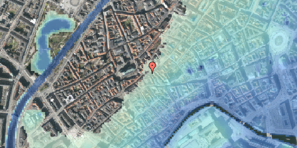 Stomflod og havvand på Skindergade 29A, 2. , 1159 København K