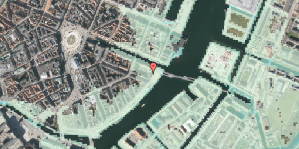 Stomflod og havvand på Havnegade 53A, 1. th, 1058 København K