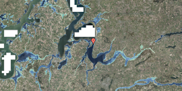 Stomflod og havvand på Livøvej 76, 7840 Højslev
