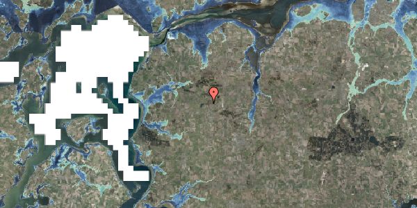 Stomflod og havvand på Soldugvej 12, 9600 Aars
