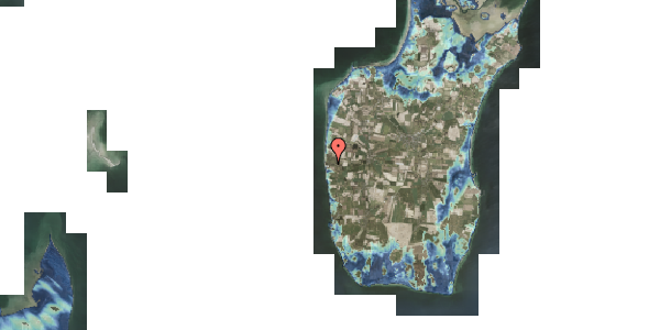 Stomflod og havvand på Rosenvej 69, 8305 Samsø