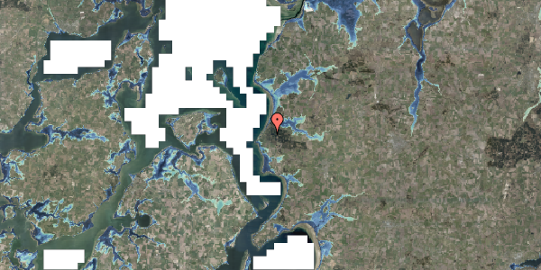 Stomflod og havvand på Kongeportsvej 17, 9640 Farsø