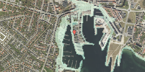 Stomflod og havvand på Vesterhavnen 70C, 5800 Nyborg
