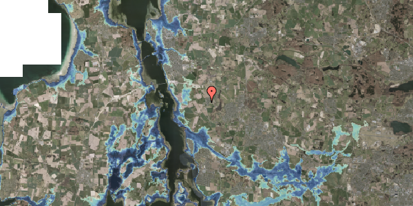 Stomflod og havvand på Store Rørbækvej 19A, 3600 Frederikssund