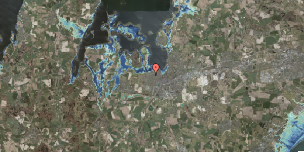 Stomflod og havvand på Vestergade 57, 4000 Roskilde