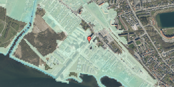 Stomflod og havvand på Lindholm Brygge 17, 1. 2, 9400 Nørresundby