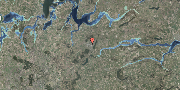 Stomflod og havvand på Katmosevej 1, 8800 Viborg