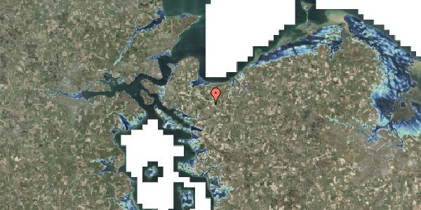 Stomflod og havvand på Hovedvejen 235, 5580 Nørre Aaby