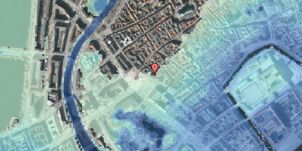 Stomflod og havvand på Frederiksberggade 29, 2. tv, 1459 København K