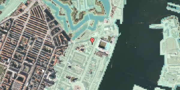 Stomflod og havvand på Amaliegade 41C, 1256 København K
