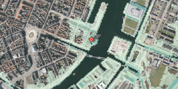 Stomflod og havvand på Kvæsthusgade 6C, 1251 København K