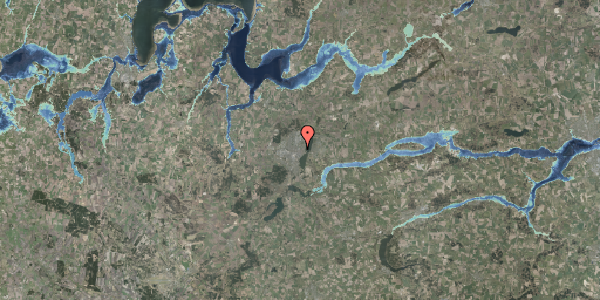 Stomflod og havvand på Fælledvej 3, 2. 53, 8800 Viborg