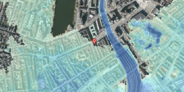Stomflod og havvand på Vesterbrogade 11C, 1. , 1620 København V
