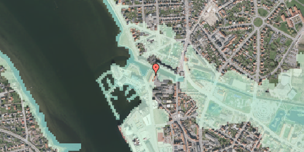 Stomflod og havvand på Slotsbryggen 17, . 10, 4800 Nykøbing F