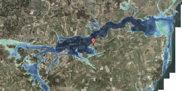 Stomflod og havvand på Søbyvej 21A, 8570 Trustrup