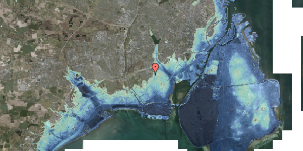Stomflod og havvand på Høvedstensvej 37A, 2650 Hvidovre
