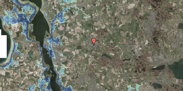 Stomflod og havvand på Københavnsvej 1, 3550 Slangerup