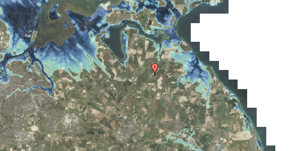 Stomflod og havvand på Rynkebyvej 243, 5350 Rynkeby